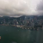 View from the tallest building in hong kong. This is in 118th floor.