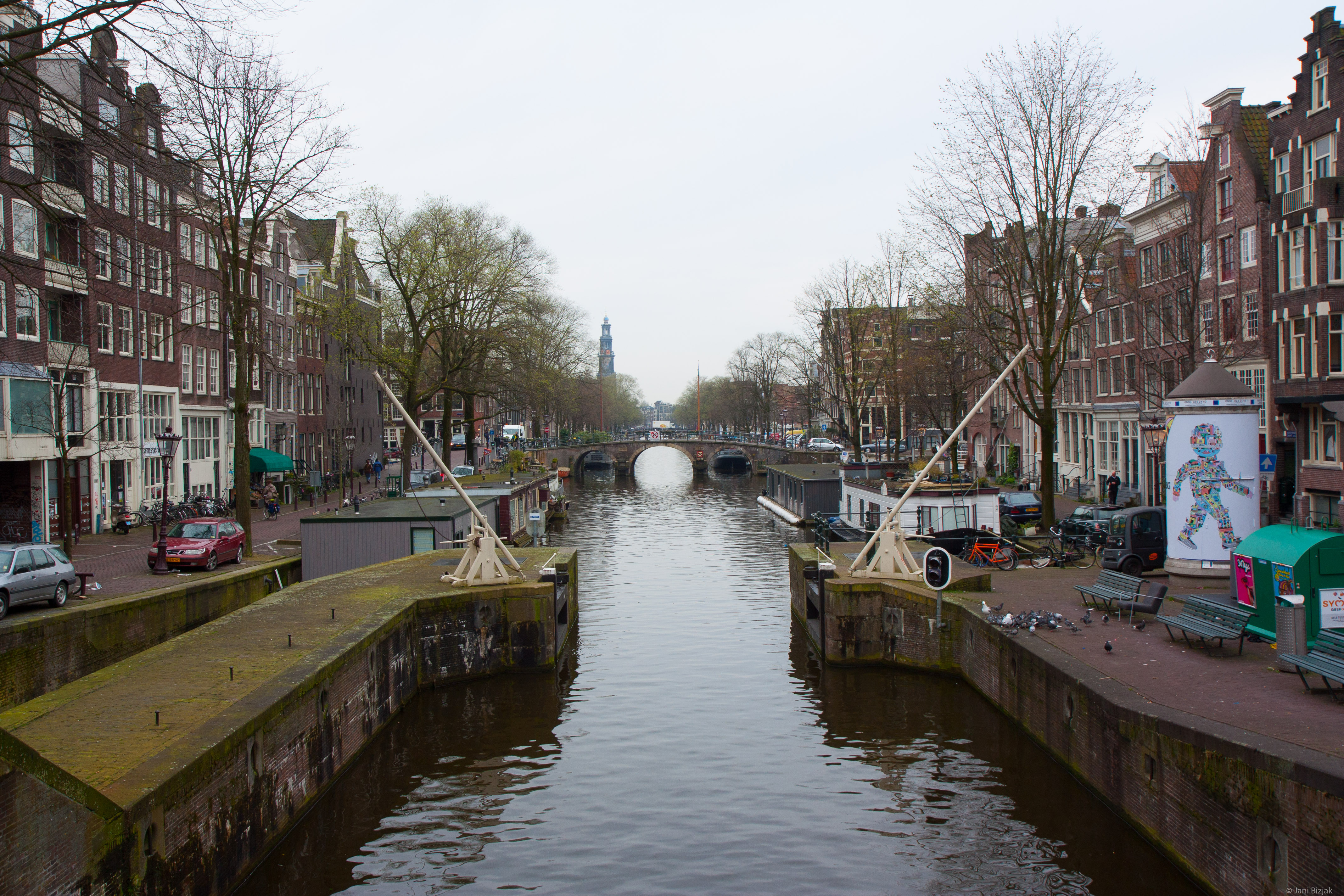 Water canals in Amsterdam