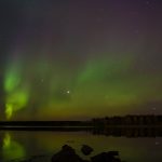 Northern lights over Luleå