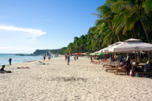The white beach - Boracay, Philippines.