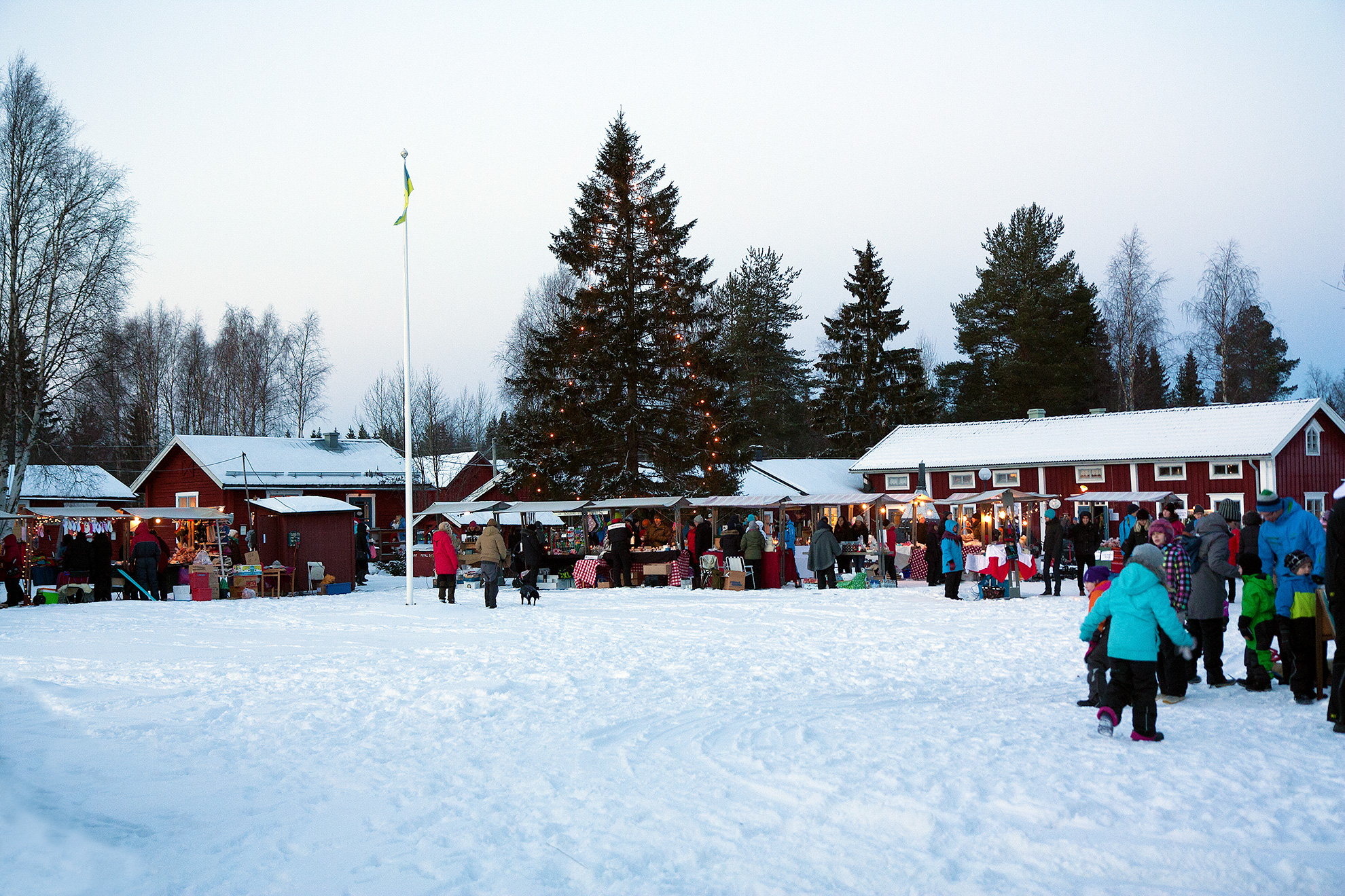 Christmas market at Gammelstad