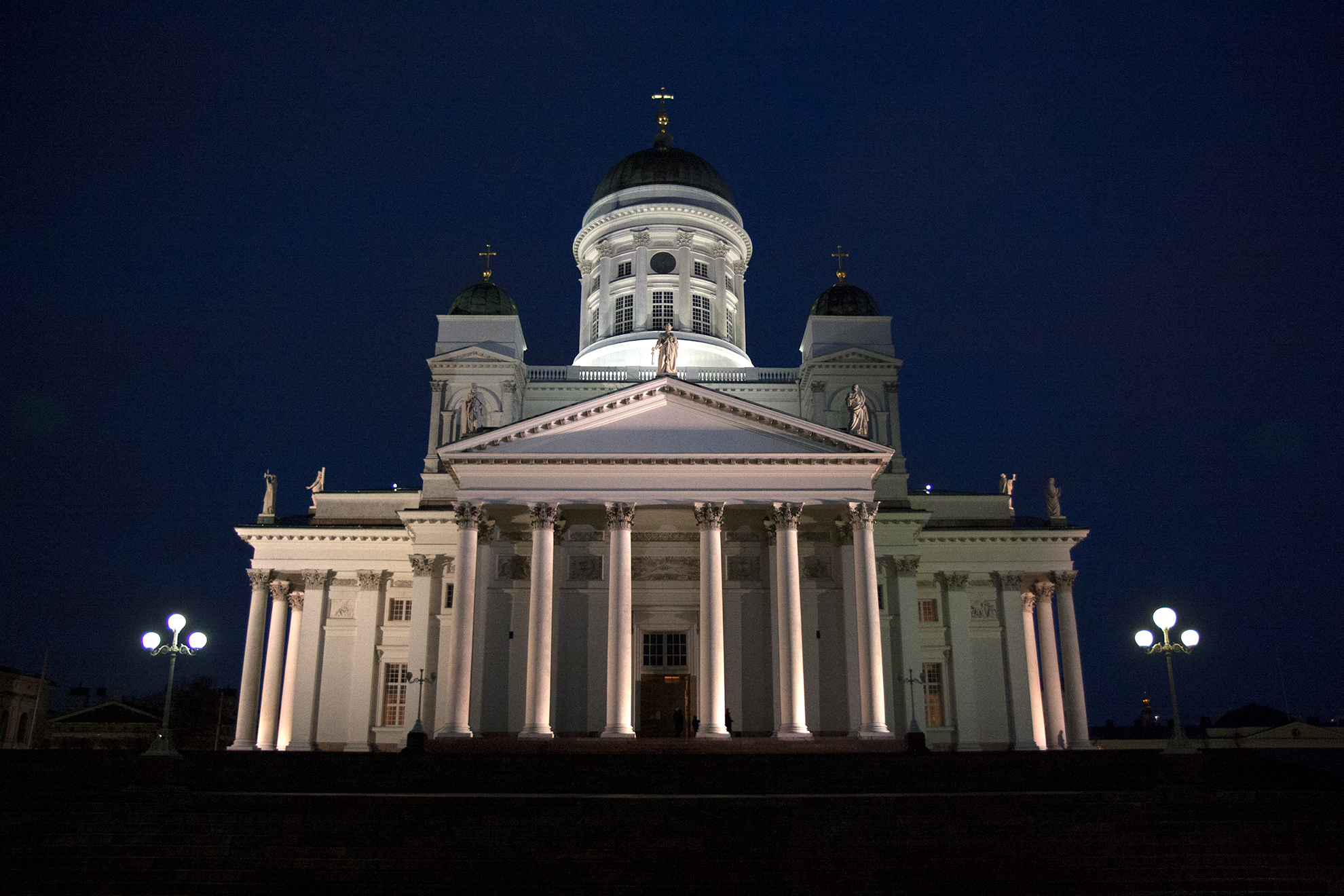 Helsinki during night