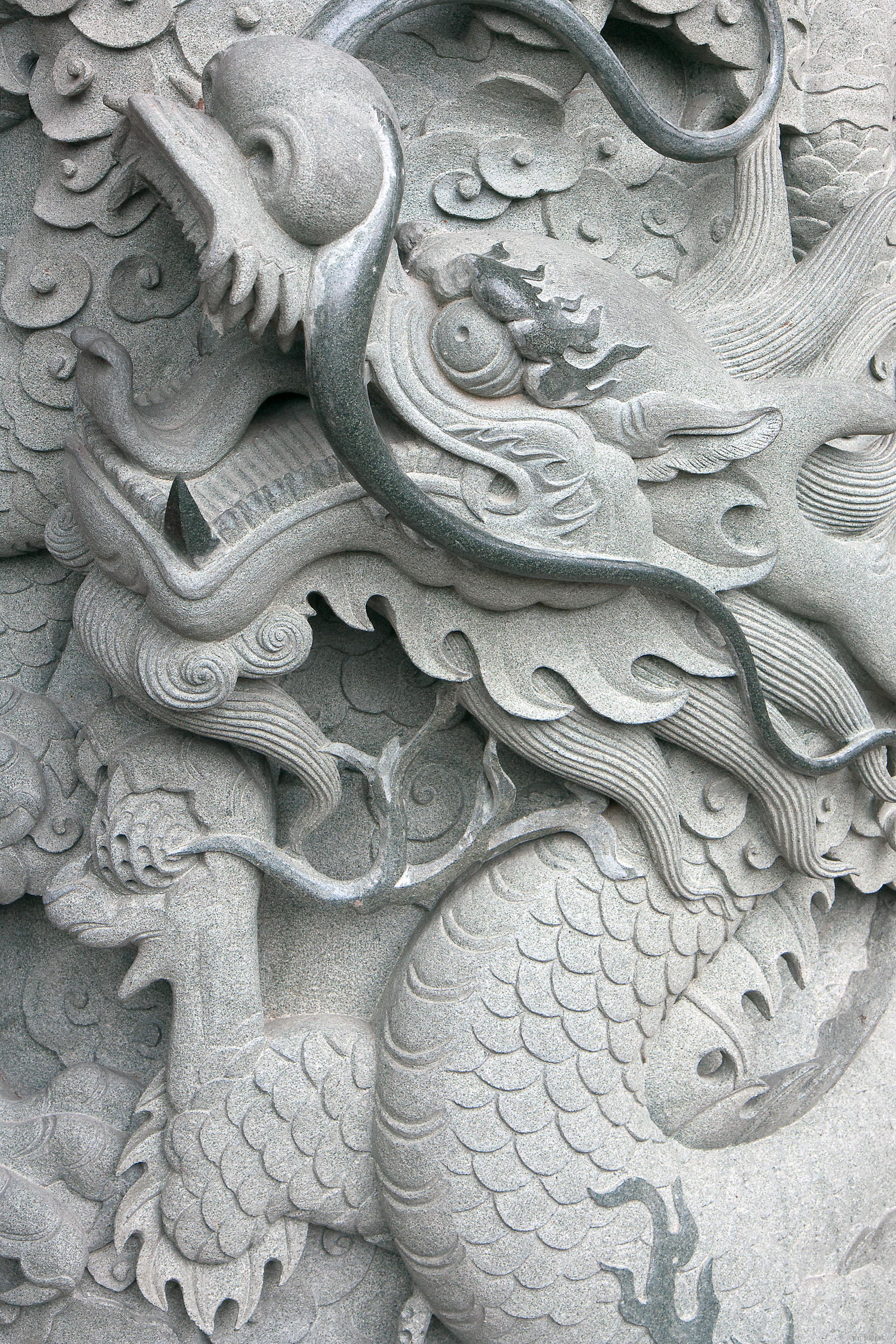 Dragon in the monastery building.
