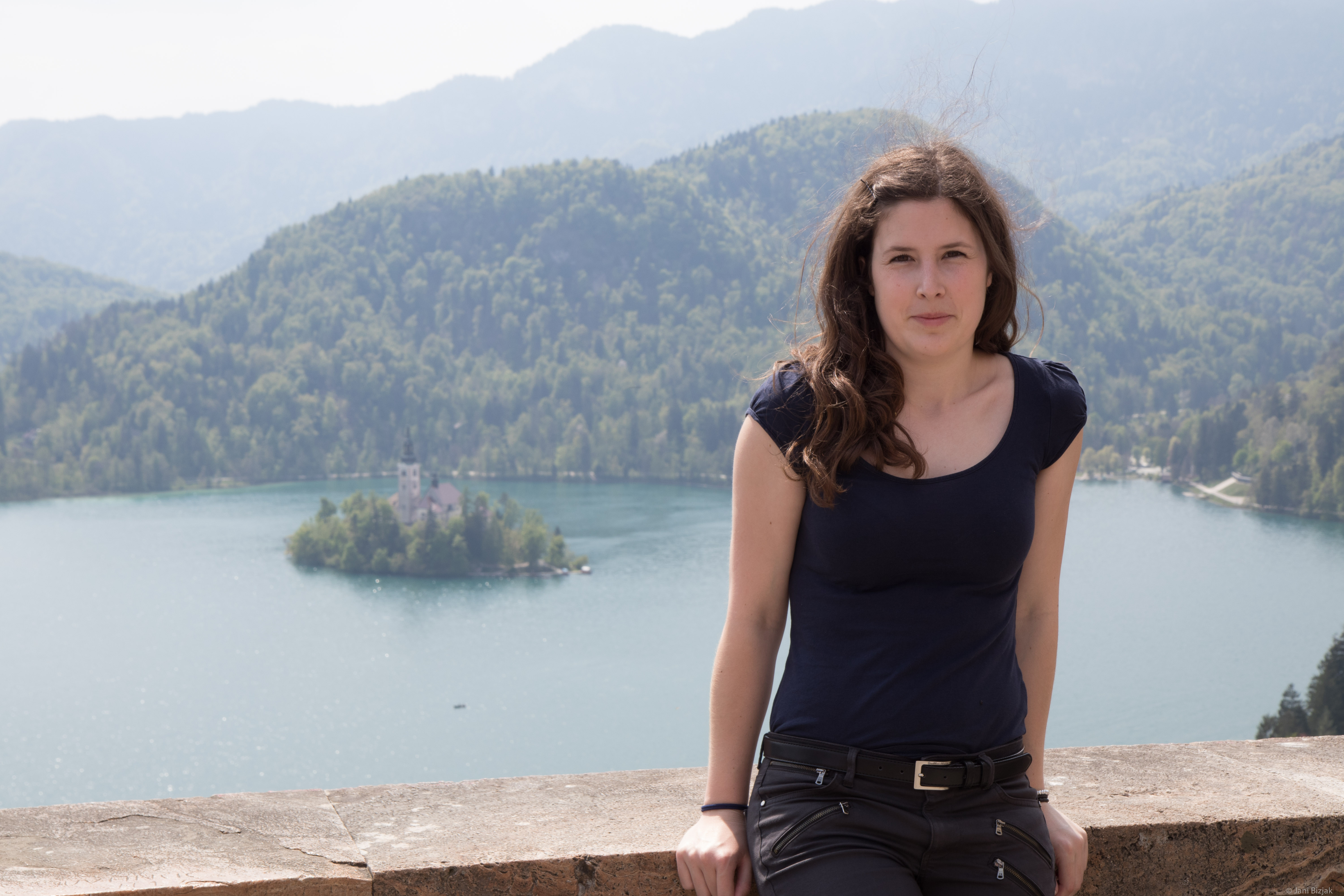Veronika at Bled castle