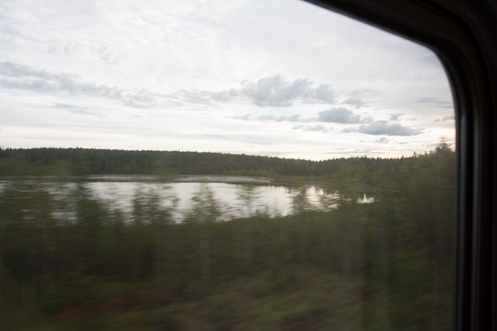 Sweden from train.