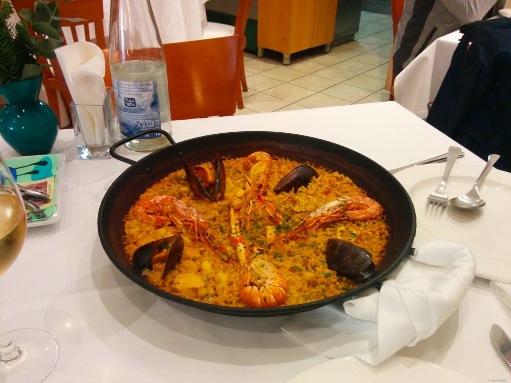 Paella in Valencia.