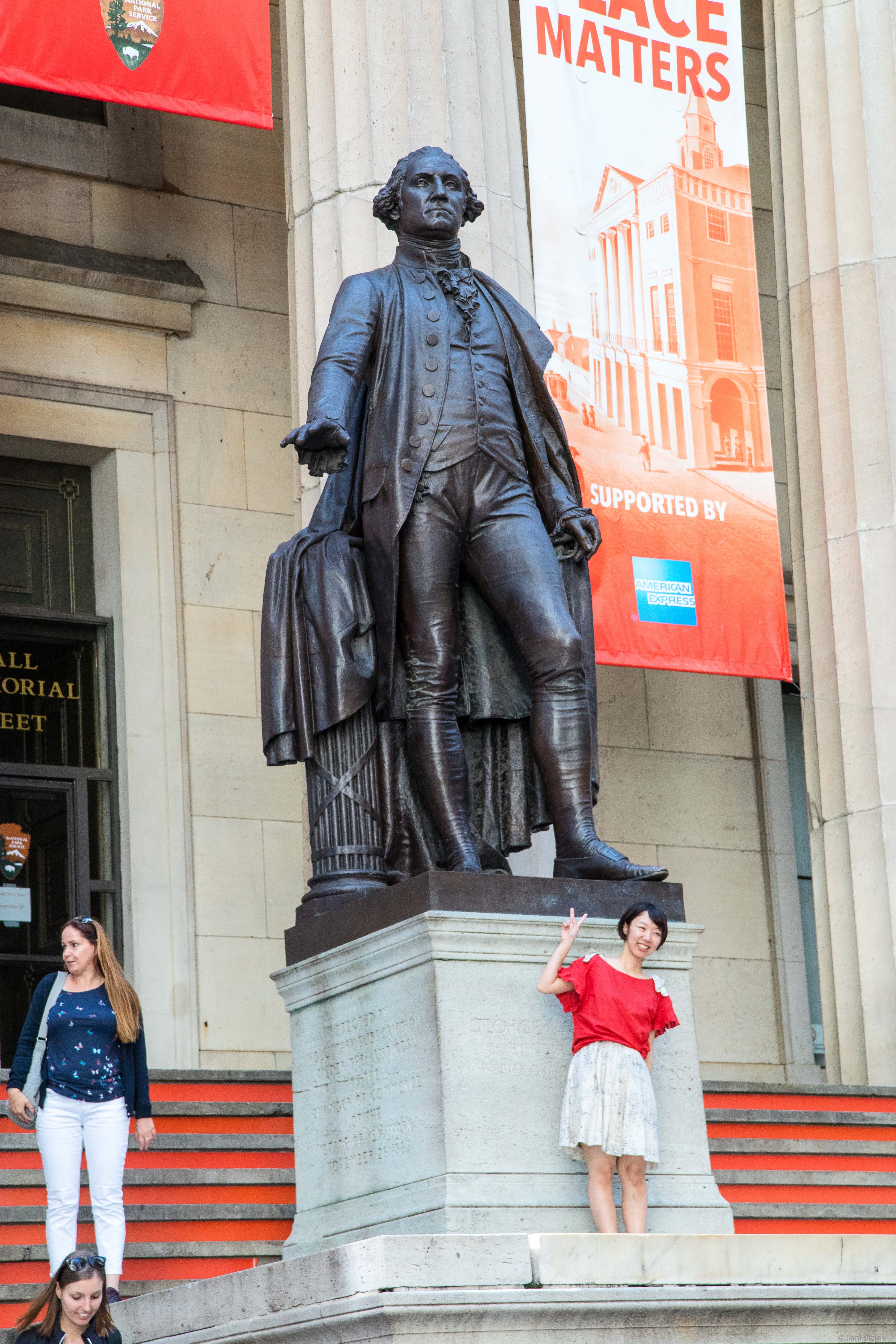George Washington at Wall Street.