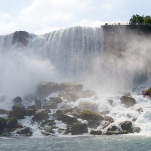 American side of Niagara falls.