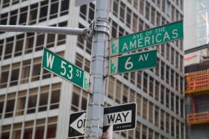 Navigation is easy. Long streets alongside the city are avenues, the perpendicular are streets.