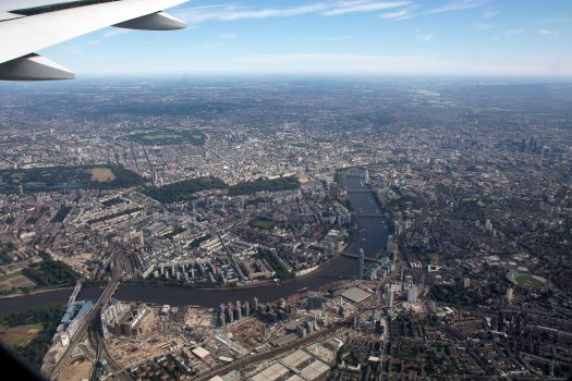 London from air.