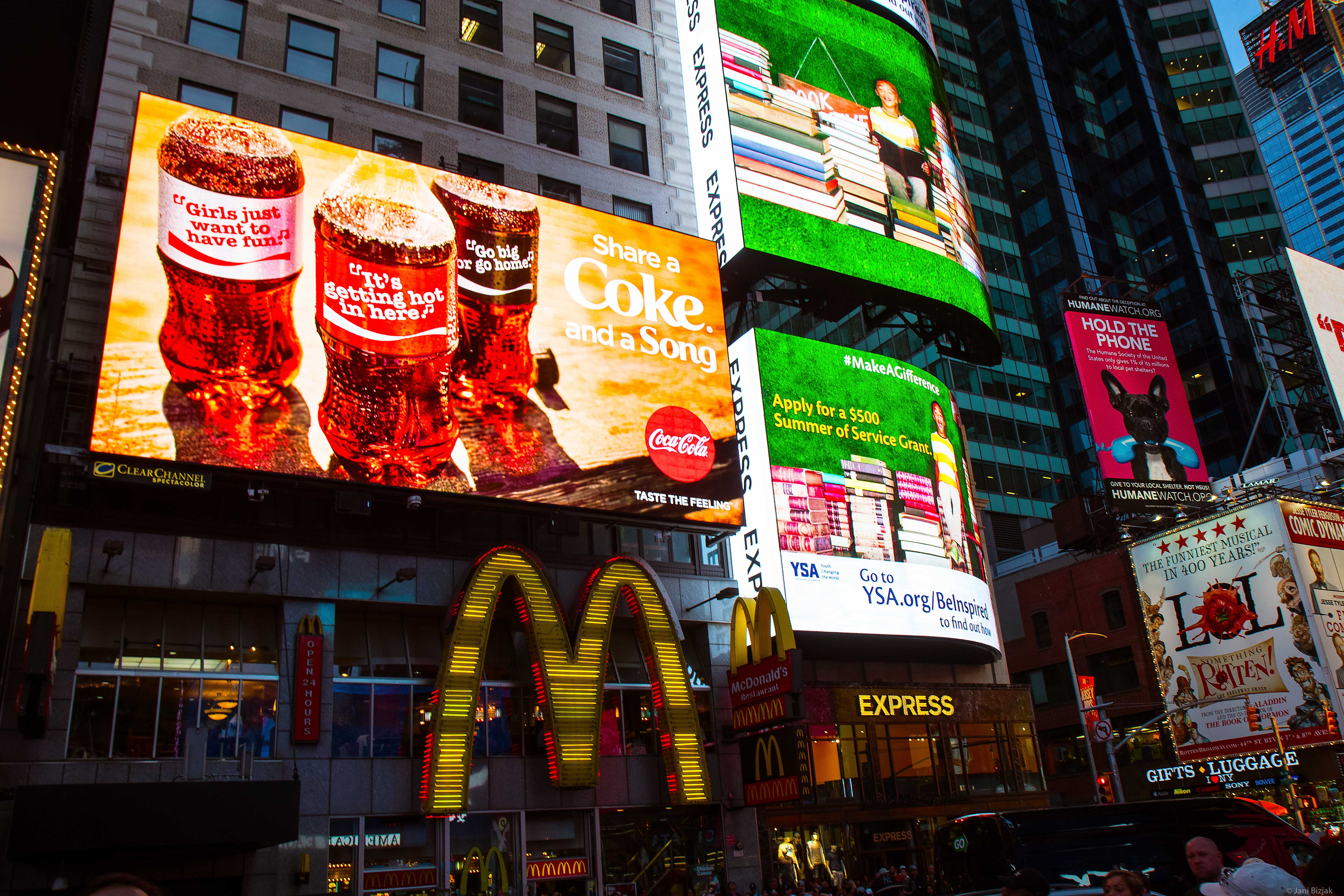 Billboards on time square