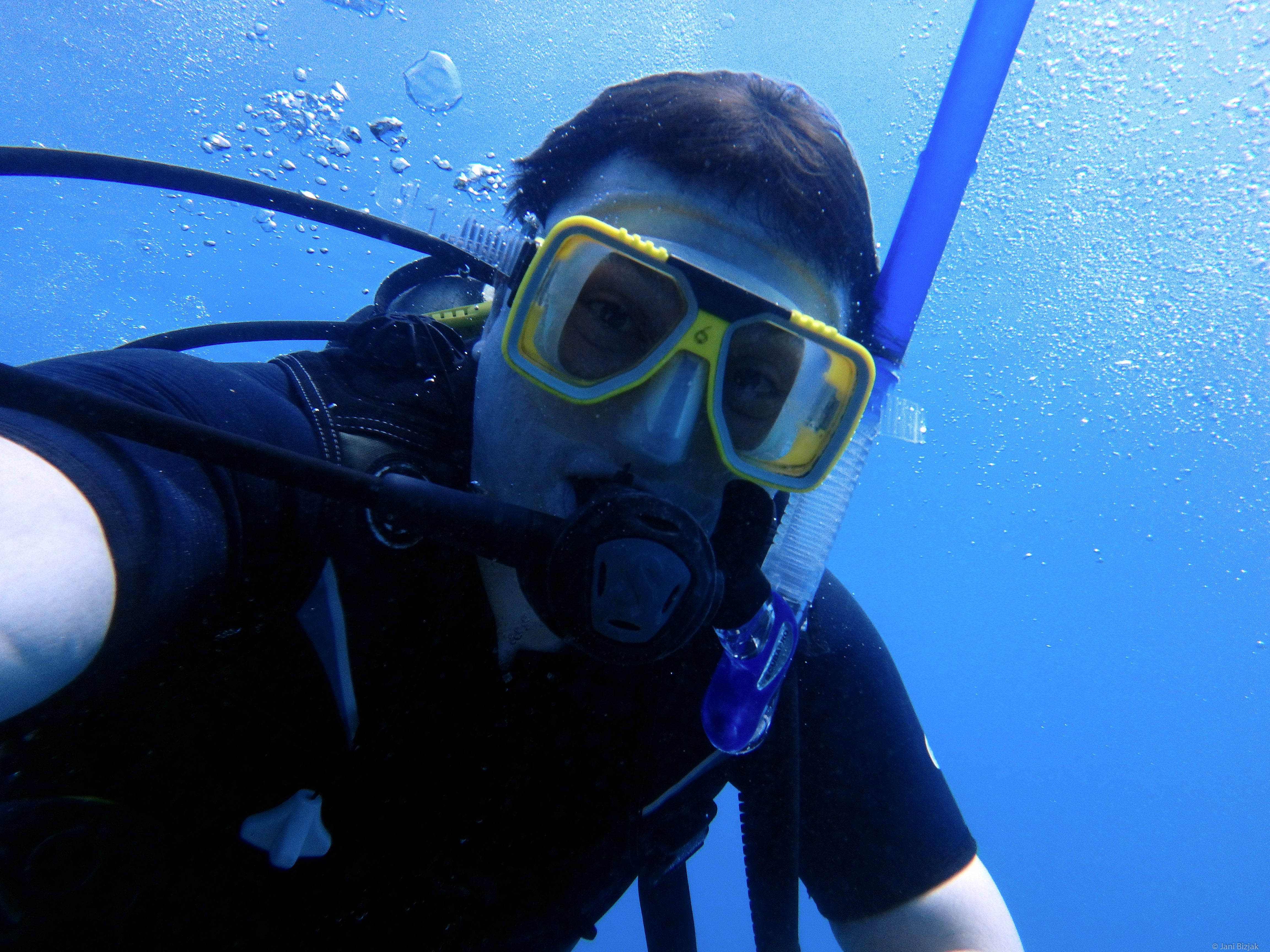 Selfie underwater