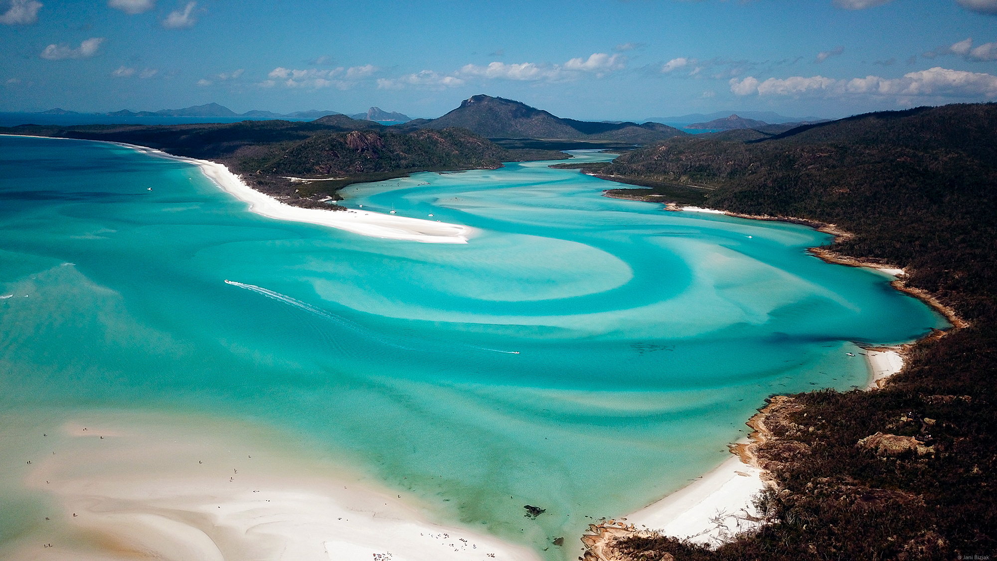 Whitsundays from air, taken by our skipper.