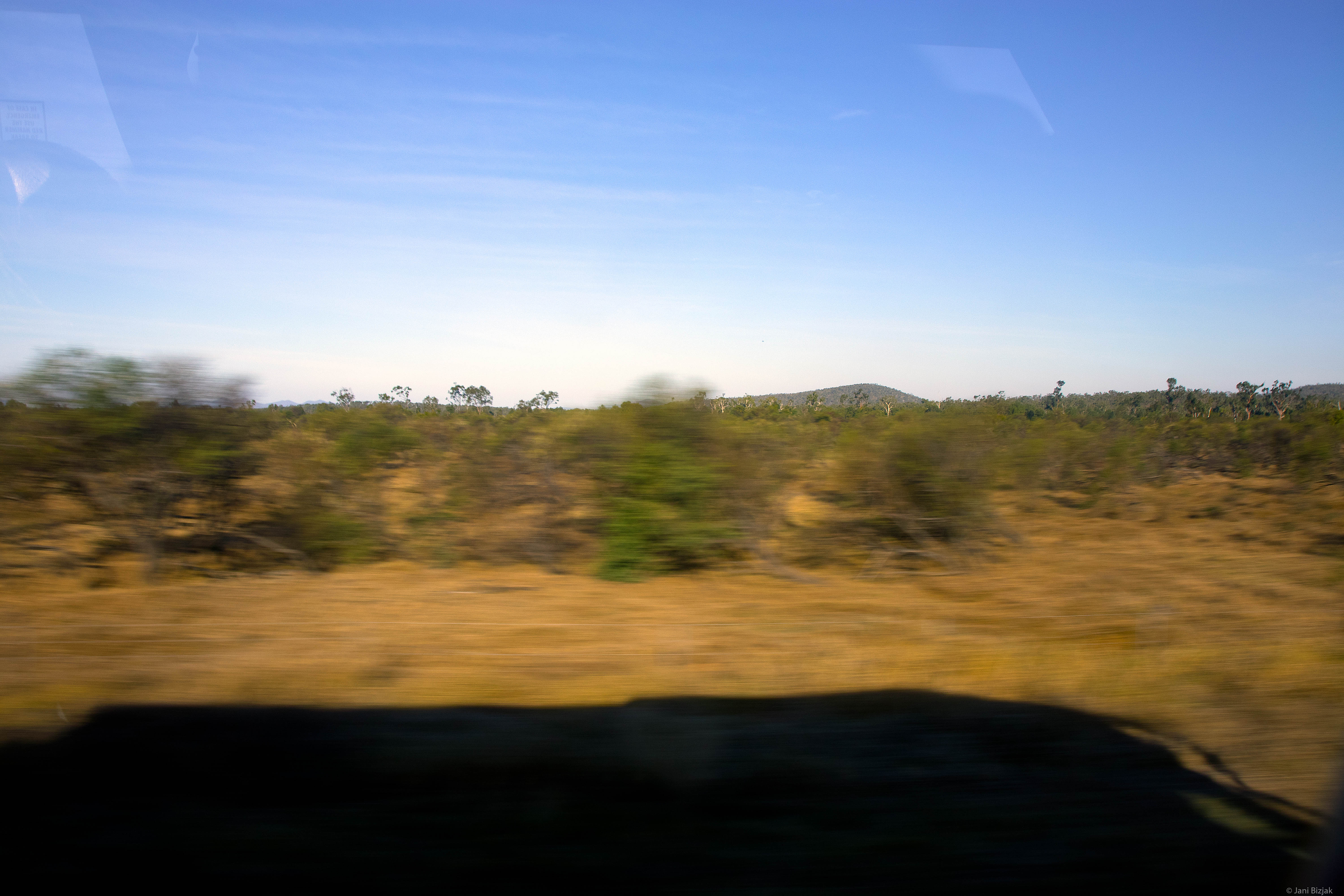 Landscape through the window. Sadly it was nearly impossible to take some more interesting pictures from a bus.
