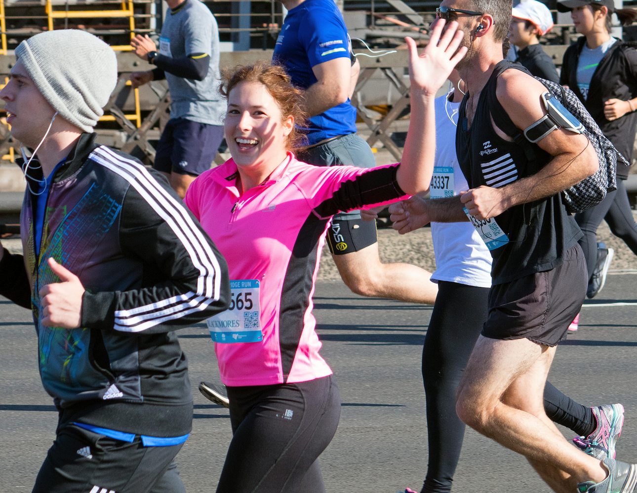 Veronika in Sydney's marathon.