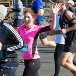 Veronika in Sydney's marathon.