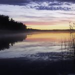 Luleå at midnight at end of July.