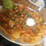 Nachos, we were afraid it's going to be to little .... needles to say we ate 1/4 of it.