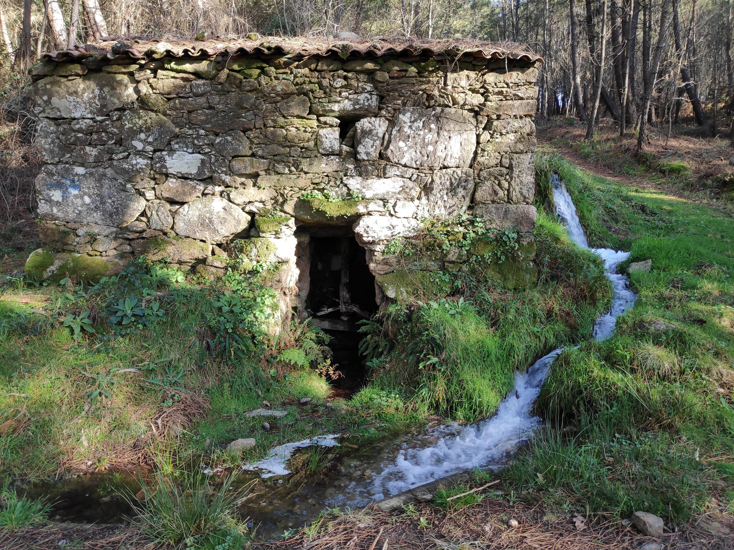Old ruin, or mill.