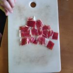 Iberian prosciutto. This thing on the picture costs like 20€.