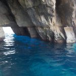 Blue Grotto - A cave underneath the cliffs with really blue water. 
