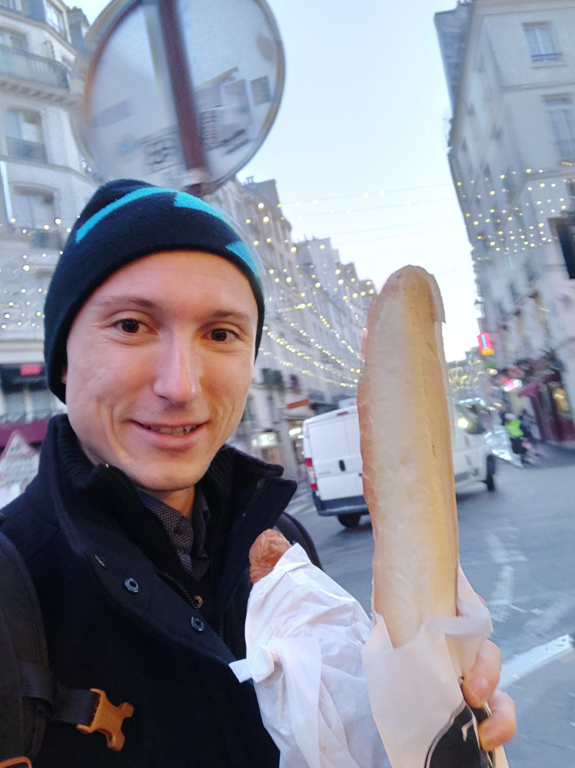 Breakfast each morning. I actually booked a hotel without breakfast on purpose, so I could try different bakers each morning. I never new how good the freshly baked baguettes can be, I ate them bare (without anything on them).
