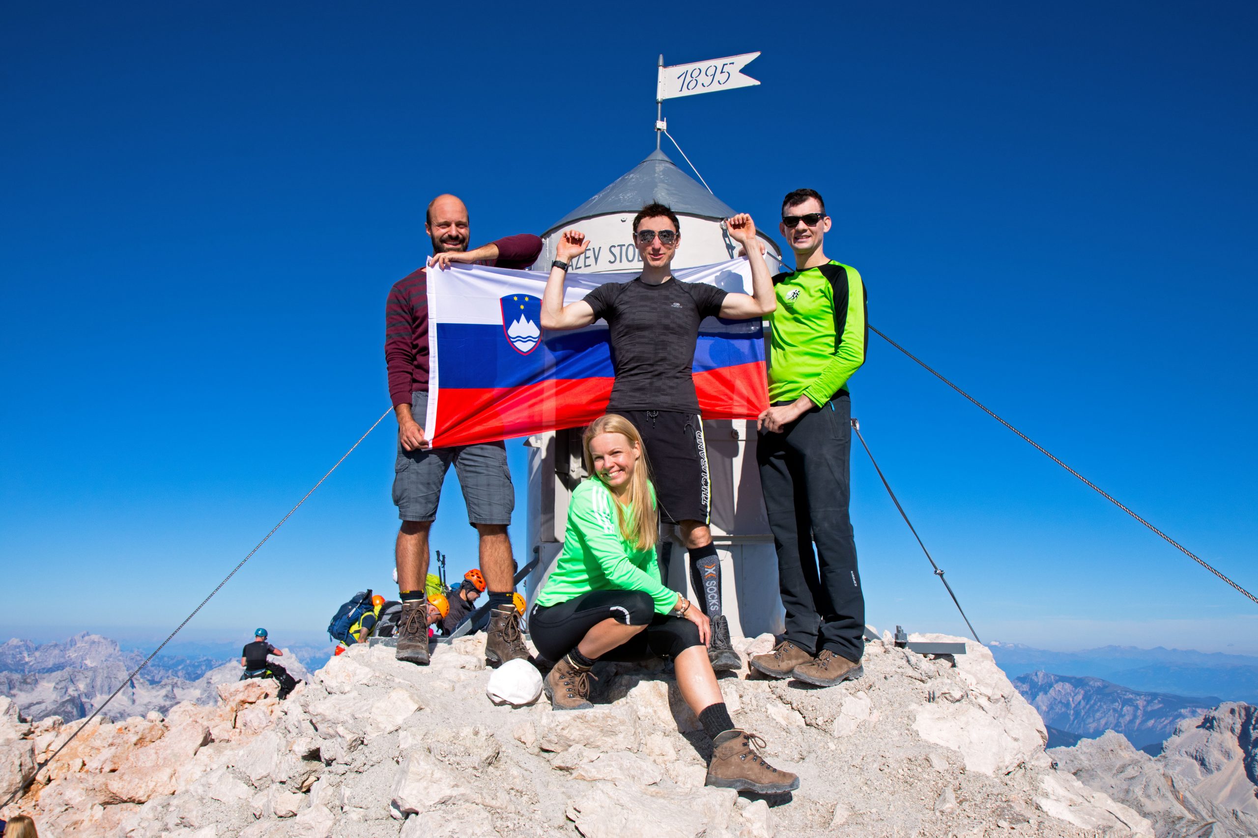 Highest mountain of Slovenia, Triglav (2864m), 5th time.