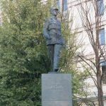 Statue of Charles de Gaulle. Interesting choice, I must say. 