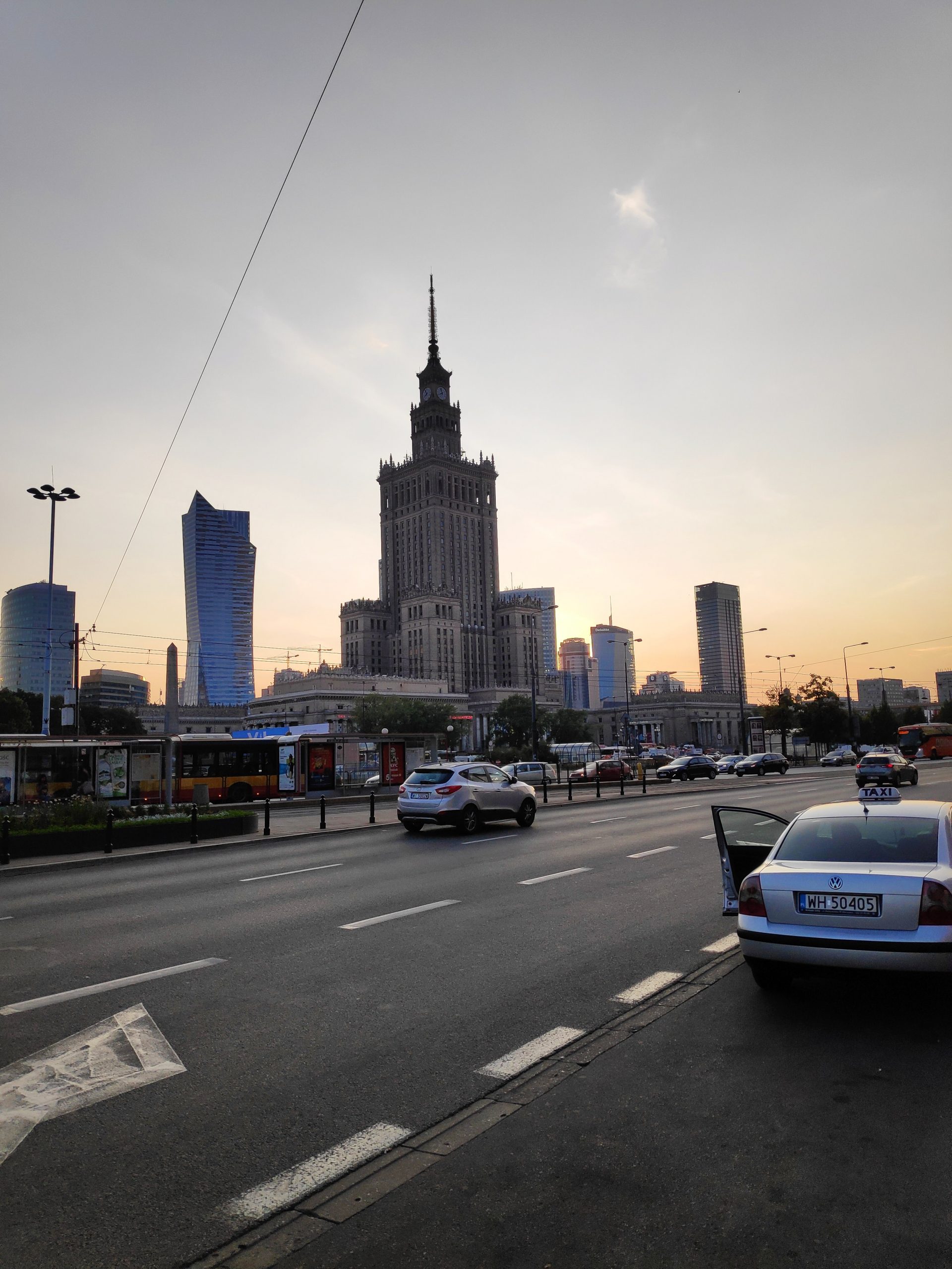 The tallest building in Warsaw.