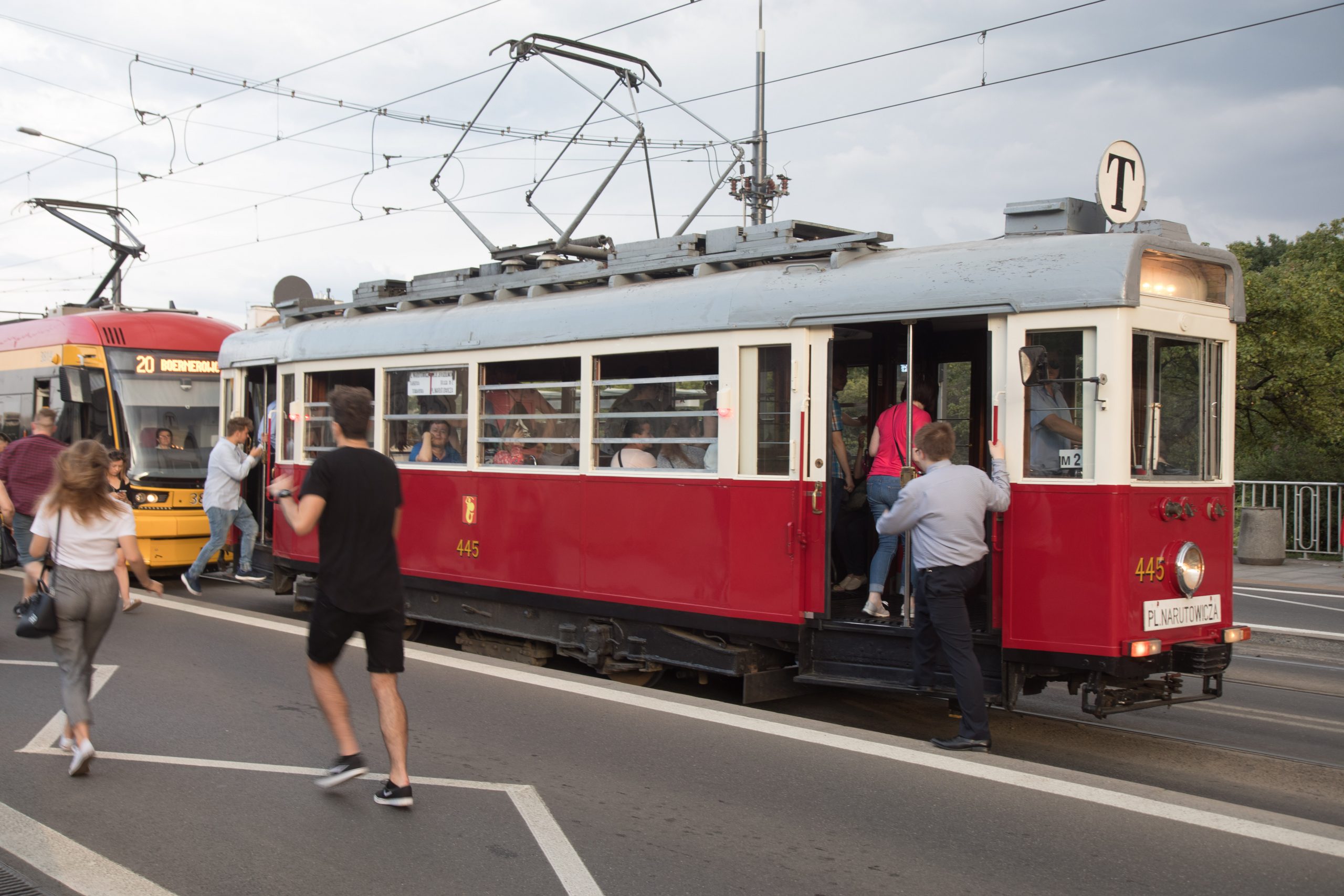 You can travel with both these old school trams or a bit more modern ones.